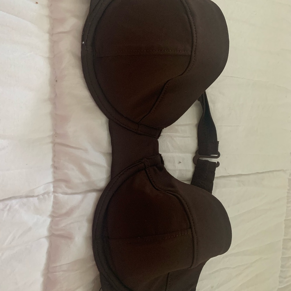 Bustier style bikini top
